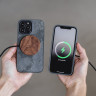 Чехол Woodcessories Bumper Case с MagSafe для iPhone 14 Pro камень (Camo Grey) - фото № 3