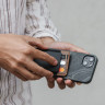 Чехол Woodcessories Bumper Case с MagSafe для iPhone 14 Pro камень (Camo Grey) - фото № 6