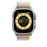 Ремешок Gurdini Trail Loop для Apple Watch 42/44/45/49 мм желтый/бежевый (Yellow/Beige) - фото № 2