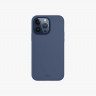 Чехол Uniq Lino Hue с MagSafe для iPhone 15 Pro синий (Blue) - фото № 2