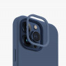 Чехол Uniq Lino Hue с MagSafe для iPhone 15 Pro синий (Blue) - фото № 5