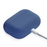 Силиконовый чехол Gurdini Silicone Case для AirPods Pro синий - фото № 4