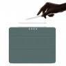 Чехол Gurdini Magnet Smart для iPad Air 10.9" (2020) темно-зеленый - фото № 5