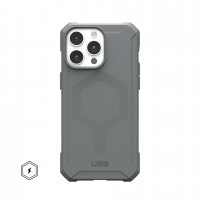Чехол UAG Essential Armor с MagSafe для iPhone 15 Pro Max серебро (Silver)