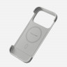 Чехол MOFT Frame Case MOVAS для iPhone 17 Pro белый/цемент (Misty Cove x Cement) - фото № 4