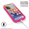 Чехол Catalyst Vibe Series Case для iPhone 12 mini розовый неон (Neon Pink) - фото № 4