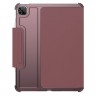 Чехол UAG Lucent Series Case для iPad Pro 11" (2018-2021) баклажан/розовый (Aubergine/Dusty Rose) - фото № 3