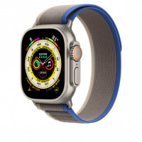 Ремешок Gurdini Trail Loop для Apple Watch 38/40/41 мм синий/серый (Blue/Gray)