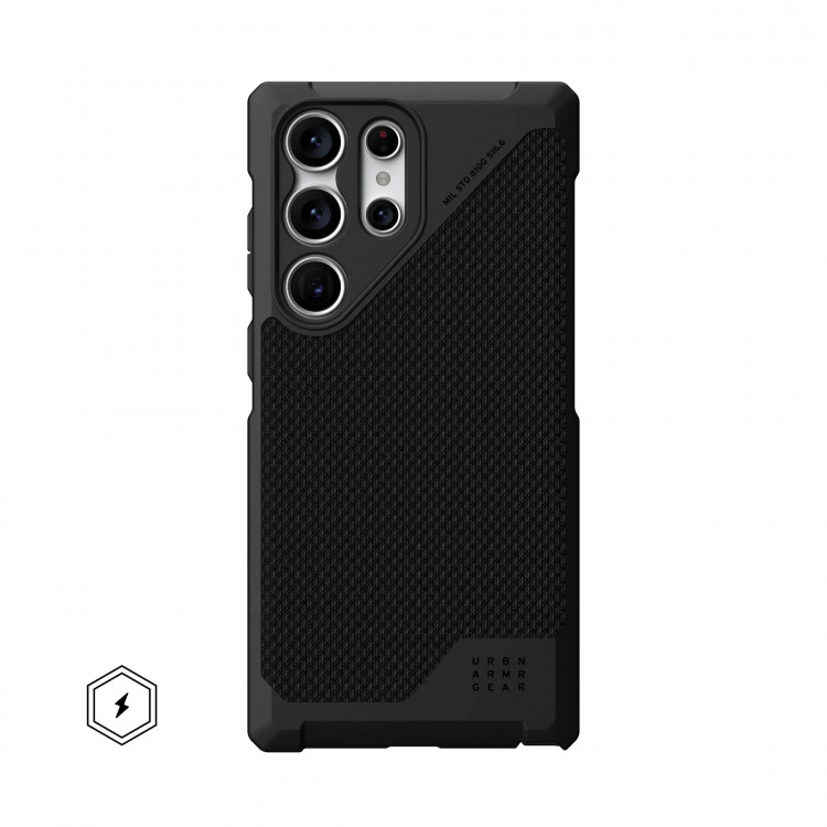 Чехол UAG Metropolis LT Pro для Samsung Galaxy S23 Ultra кевлар (Kevlar Black)