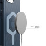 Чехол UAG Essential Armor с MagSafe для iPhone 16e голубой (Cloud Blue) - фото № 3