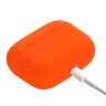 Силиконовый чехол Gurdini Silicone Case для AirPods Pro оранжевый - фото № 4