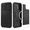 Чехол SPIGEN Optik Armor с MagSafe для iPhone 14 Pro Max черный (Black) - фото № 2