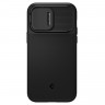 Чехол SPIGEN Optik Armor с MagSafe для iPhone 14 Pro Max черный (Black) - фото № 5