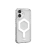 Чехол UAG Plyo с MagSafe для iPhone 16 прозрачный/белый (Ice/White) - фото № 4