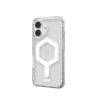 Чехол UAG Plyo с MagSafe для iPhone 16 прозрачный/белый (Ice/White) - фото № 3