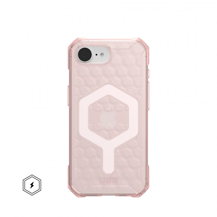 Чехол UAG Essential Armor с MagSafe для iPhone 16e розовый (Rose)