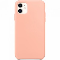Силиконовый чехол Gurdini Silicone Case для iPhone 11 розовый грейпфрут