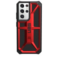 Чехол UAG Monarch Series Case для Samsung Galaxy S21 Ultra красный (Crimson)