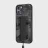 Чехол Uniq Heldro DE для iPhone 12 / 12 Pro серый камуфляж (Charcoal Camo) - фото № 2