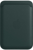 Кожаный кошелек для iPhone Leather Wallet с MagSafe зеленый (Green)
