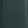 Кожаный кошелек для iPhone Leather Wallet с MagSafe зеленый (Green)