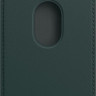 Кожаный кошелек для iPhone Leather Wallet с MagSafe зеленый (Green) - фото № 2