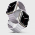 Силиконовый ремешок Uniq Revix для Apple Watch 42/44/45/49 мм сиреневый/белый