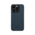 Чехол PITAKA MagEZ Case 4 для iPhone 15 Pro Max черно-синий 1500D Twill (KI1508PM)