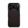 Кожаный чехол Vaja Grip V-Mag для iPhone 17 Pro черный (Floater Black)