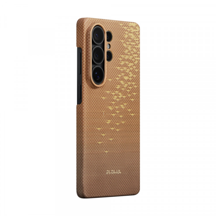 Чехол PITAKA Edge Case для Samsung Galaxy S26 Ultra - Golden Glint