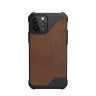 Чехол UAG Metropolis LT для iPhone 12 / 12 Pro коричневая кожа (Brown)
