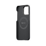 Чехол PITAKA MagEZ Case 3 для iPhone 14 Pro Max черно-серый кевлар 1500D Twill (KI1401PM) - фото № 5
