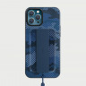 Чехол Uniq Heldro DE для iPhone 12 / 12 Pro синий камуфляж (Marine Camo)