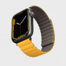 Силиконовый ремешок Uniq Revix для Apple Watch 42/44/45/49 мм горчичный/хаки - фото № 2