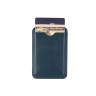Чехол-бумажник Case-Mate MagSafe Card Holder синий - фото № 2