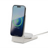 Беспроводное зарядное устройство Native Union Rise 2-in-1 Magnetic Wireless Charger серое (Sandstone)