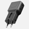 Универсальный сетевой адаптер EnergEa TravelGo Adapter 65 Вт - Gunmetal - фото № 3