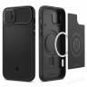 Чехол SPIGEN Optik Armor с MagSafe для iPhone 14 черный (Black) - фото № 2