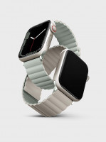 Силиконовый ремешок Uniq Revix для Apple Watch 42/44/45/49 мм шалфей/бежевый