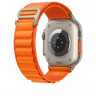 Ремешок Gurdini Alpine Loop для Apple Watch 42/44/45/49 мм оранжевый (Orange) - фото № 3
