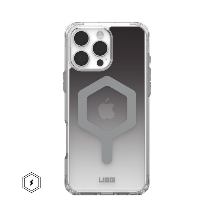 Чехол UAG Plyo с MagSafe для iPhone 16 Pro Max черный градиент (Black/Clear Ombré)