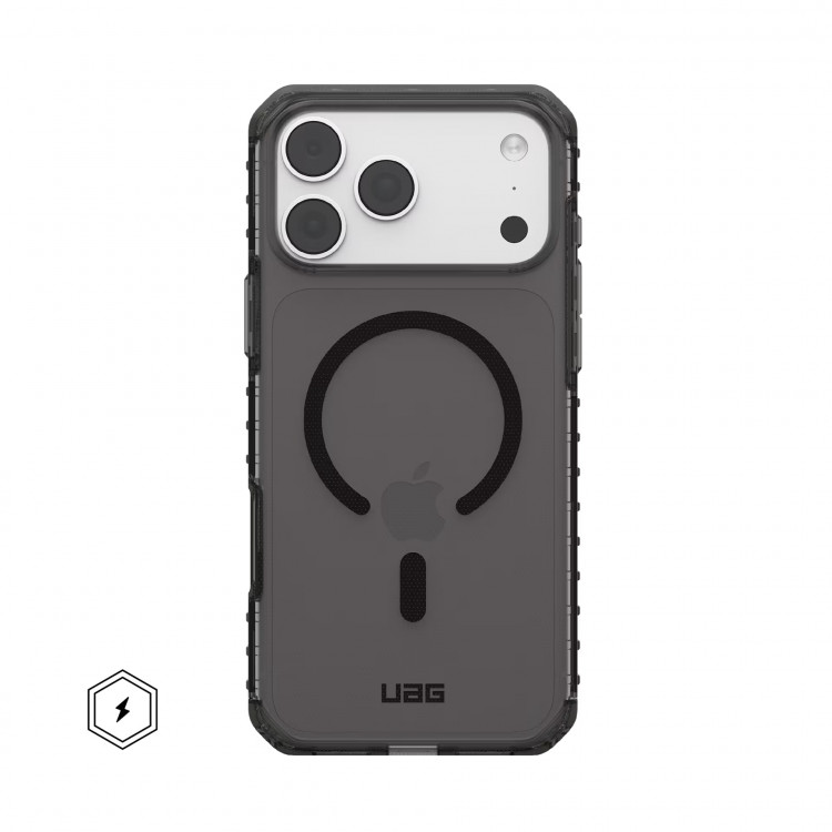 Чехол UAG Plyo LT для iPhone 18 Pro Max / 17 Pro Max - Ash/Black