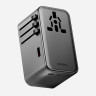 Универсальный сетевой адаптер EnergEa TravelWorld Adapter GaN160 160 Вт - Gunmetal