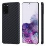 Чехол PITAKA MagEZ Case для Samsung Galaxy S20+ (Plus) чёрный карбон - Twill (KS2001S)