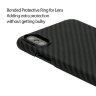 Чехол PITAKA MagEZ Case для iPhone X чёрный карбон - Twill поврежденная упаковка - фото № 6