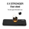 Чехол PITAKA MagEZ Case для iPhone X чёрный карбон - Twill поврежденная упаковка - фото № 10