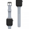 Силиконовый ремешок UAG [U] DOT Strap для Apple Watch 42/44 мм нежно голубой (Soft Blue) - фото № 5