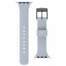 Силиконовый ремешок UAG [U] DOT Strap для Apple Watch 42/44 мм нежно голубой (Soft Blue) - фото № 2