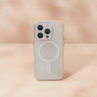 Чехол Uniq Coehl Lumino с MagSafe для iPhone 14 Pro сверкающее серебро (Sparkling Silver)