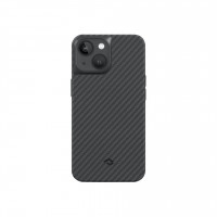 Чехол PITAKA MagEZ Case Pro 3 для iPhone 14 черно-серый кевлар (KI1401MMP)